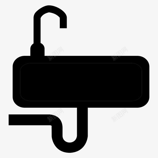 厨房用品水槽svg_新图网 https://ixintu.com 厨房用品 水槽