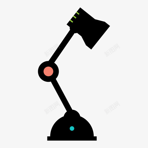 灯信标灯泡svg_新图网 https://ixintu.com 信标 灯泡 装饰 台灯 桌面 照明