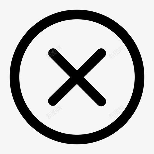 10叉号框svg_新图网 https://ixintu.com 叉号