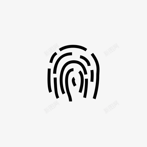 指纹指纹身份安全触摸银行svg_新图网 https://ixintu.com 指纹 身份 安全 触摸 银行