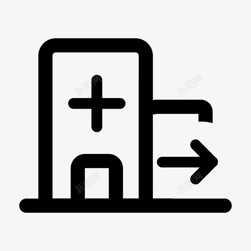 出院患者svg_新图网 https://ixintu.com 出院 患者
