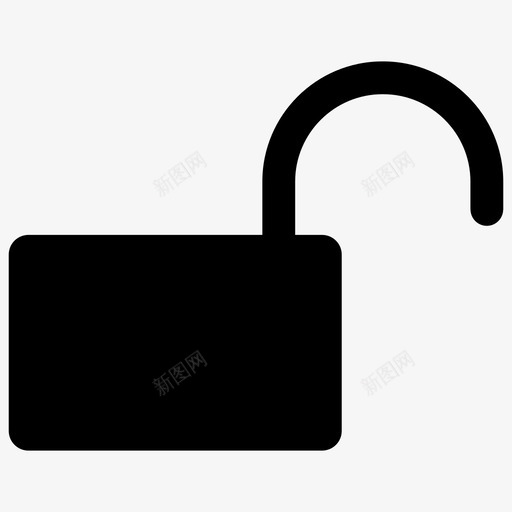 锁打开状态01svg_新图网 https://ixintu.com 打开 状态