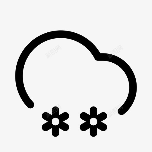 小雪中雪svg_新图网 https://ixintu.com 小雪 雪中