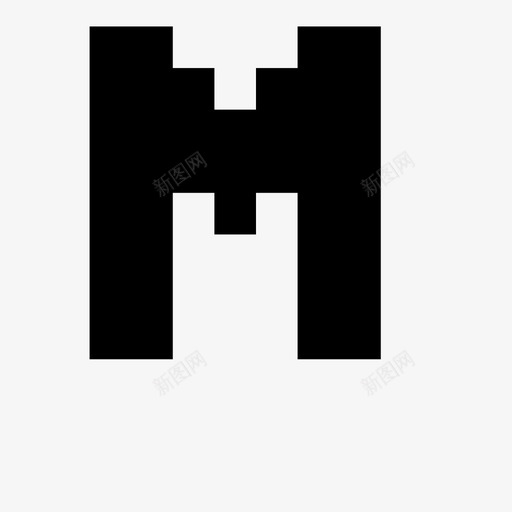 m像素字母表6x高svg_新图网 https://ixintu.com 像素 字母表
