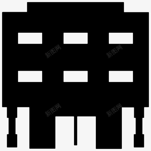 建筑商业商业建筑svg_新图网 https://ixintu.com 建筑 商业 建筑商 商业建筑 中心 现代 购物中心