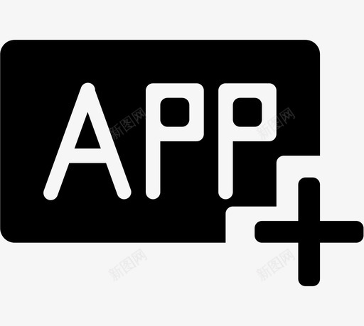 面型图标1添加APPsvg_新图网 https://ixintu.com 面型 图标 添加