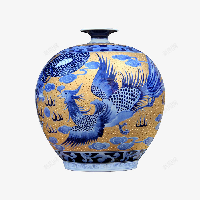 中式文物花瓶木小白png免抠素材_新图网 https://ixintu.com 中式 文物 花瓶 小白