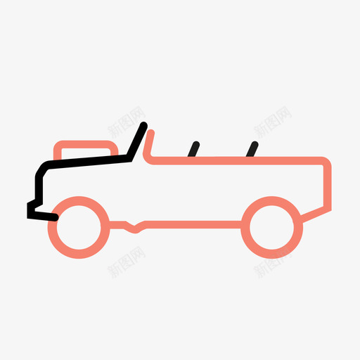 越野车户外狩猎svg_新图网 https://ixintu.com 越野车 运动型 多用途 运输 户外 狩猎 车辆 旅行 路虎
