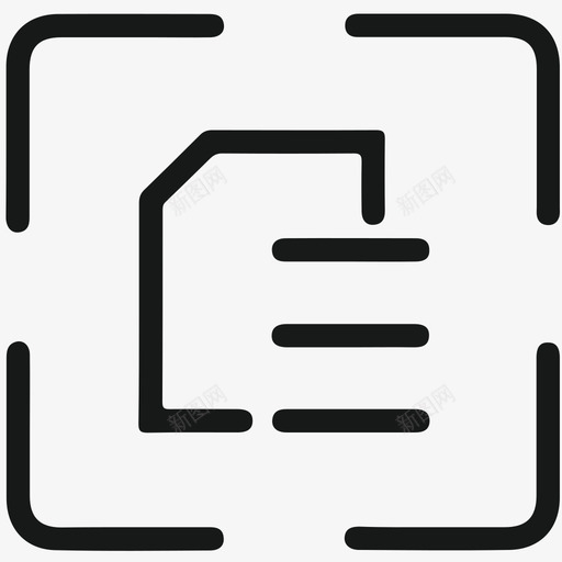 文档及表单识别01svg_新图网 https://ixintu.com 文档 表单 识别