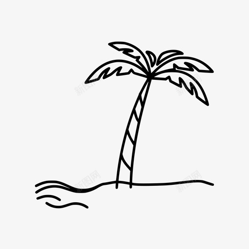 海滩夏天海边svg_新图网 https://ixintu.com 海滩 夏天 海边 放松 海洋 休闲度假 酷暑 海岸 假期 一天