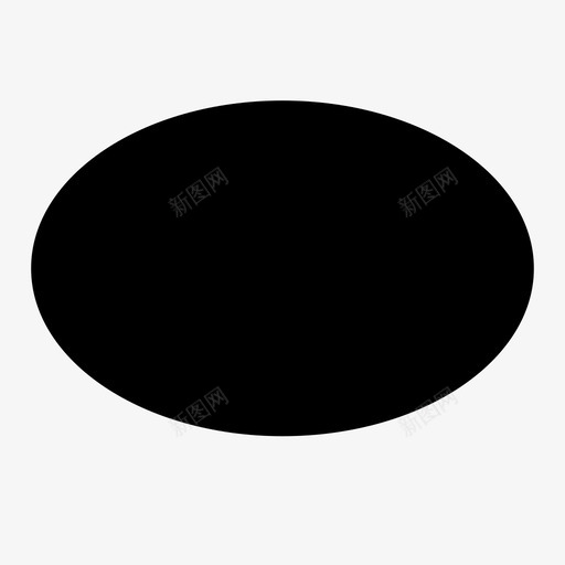 椭圆形形状几何svg_新图网 https://ixintu.com 几何 形状 椭圆形 物体