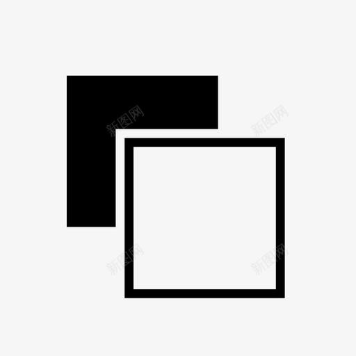 正方形多边形对象svg_新图网 https://ixintu.com 正方形 对象 几何 多边形 数学 几何图形 形状 图形