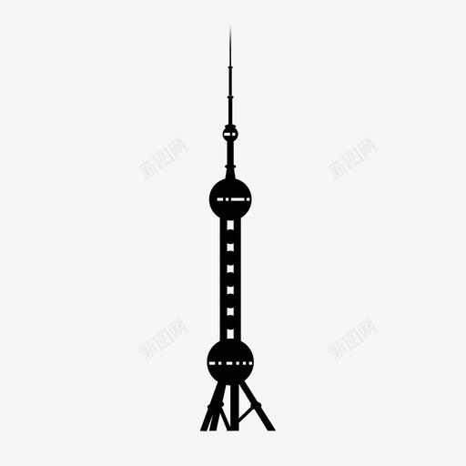 上海东方明珠svg_新图网 https://ixintu.com 上海 东方明珠 东方 明珠