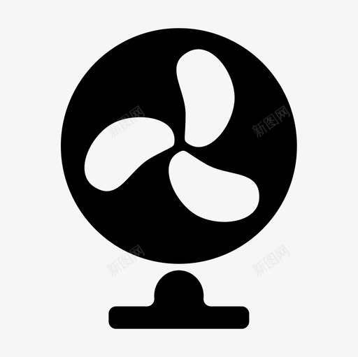 设备电扇负形svg_新图网 https://ixintu.com 设备 电扇 负形