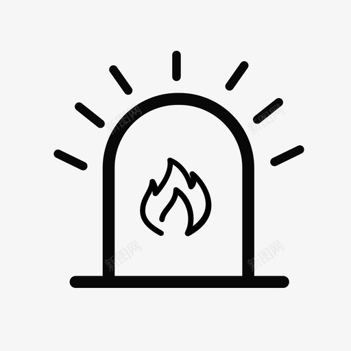 火灾警报器svg_新图网 https://ixintu.com 火灾 警报器