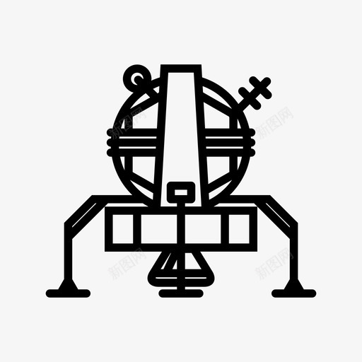 月球着陆器太空机器人svg_新图网 https://ixintu.com 月球 着陆器 太空 机器人 尼尔 阿姆斯特朗 美国 宇航局 任务 探险者