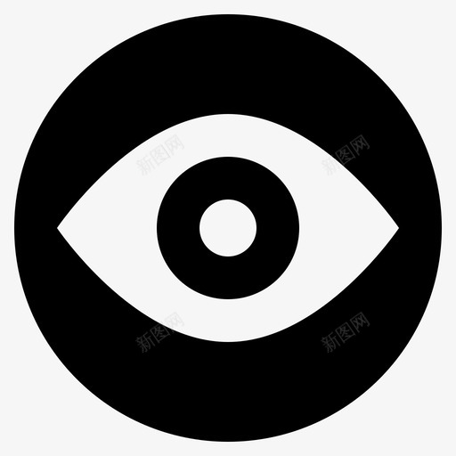 浏览svg_新图网 https://ixintu.com 浏览 次数 眼睛