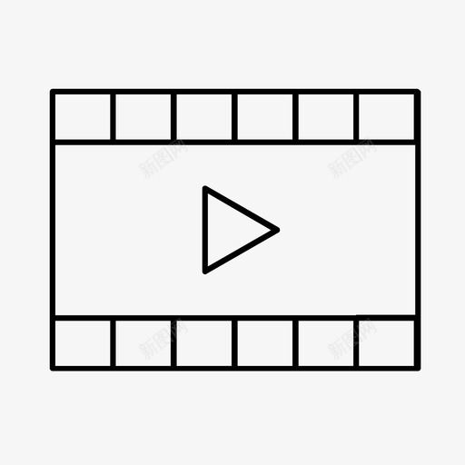 视频办公室有机svg_新图网 https://ixintu.com 圆角 视频 办公室 有机 圆形 圆滑 工作室 材料 细线 基本 用户界面