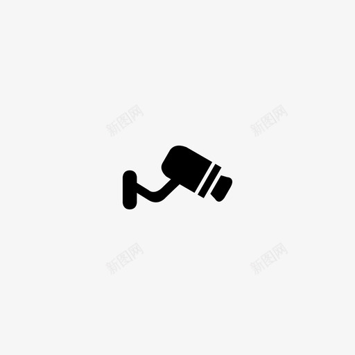 摄像头警示符号svg_新图网 https://ixintu.com 摄像头 警示 符号