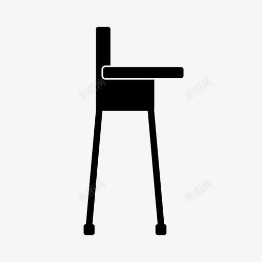 高脚椅托儿所用餐时间svg_新图网 https://ixintu.com 高脚 儿童 托儿所 用餐 时间 午餐 喂食 晚餐 保育 早餐