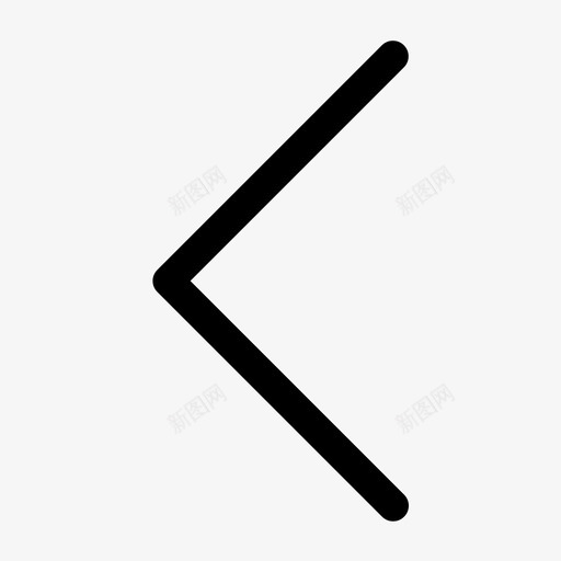 返回左箭头向左上一步线性svg_新图网 https://ixintu.com 返回 箭头 左上 一步 线性