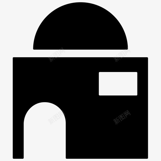建筑拱门圆顶svg_新图网 https://ixintu.com 建筑 圆顶 拱门 万圣节 陵墓 圆形 屋顶 坟墓