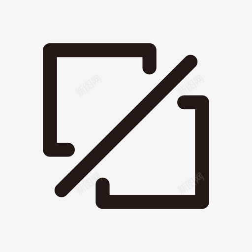 工具栏取消关联01svg_新图网 https://ixintu.com 工具栏 取消 关联
