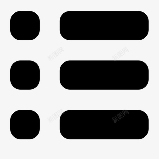 列表svg_新图网 https://ixintu.com 列表 缩略 略图 排列 文本