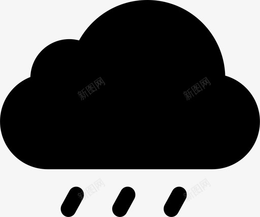 8小雨svg_新图网 https://ixintu.com 小雨