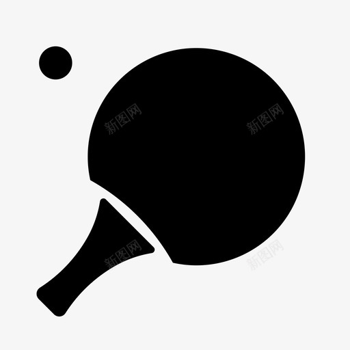 乒乓球比赛奥运会svg_新图网 https://ixintu.com 乒乓球 比赛 奥运会 球拍 运动 体育