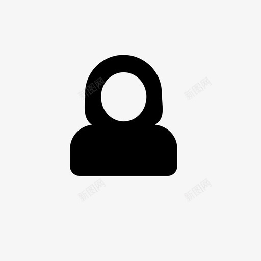 头巾头像女士个人资料svg_新图网 https://ixintu.com 头巾 头像 女士 个人资料 女性 人物