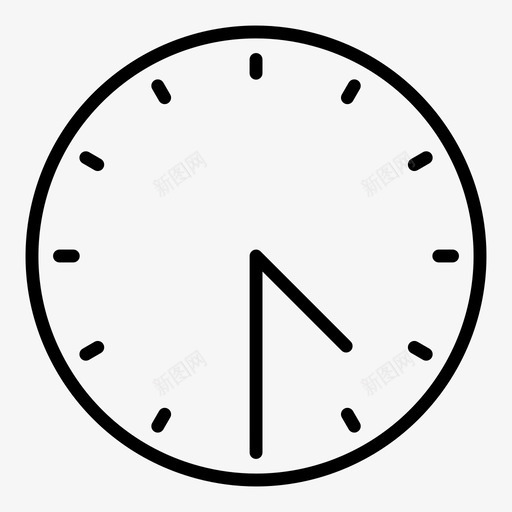 时间430时钟手表svg_新图网 https://ixintu.com 时间 时钟 四点 点半 手表