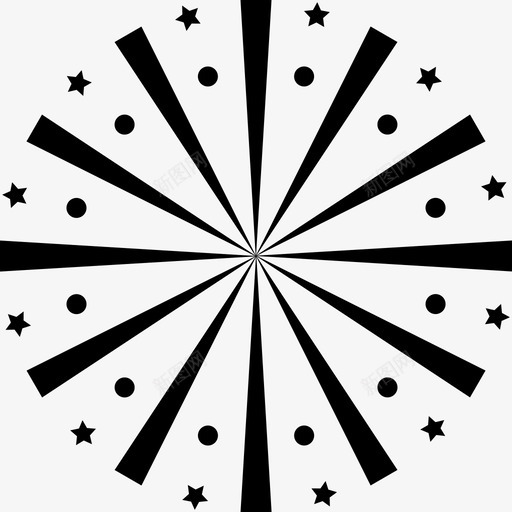 烟花生日聚会庆祝svg_新图网 https://ixintu.com 烟花 生日 聚会 庆祝 彩带