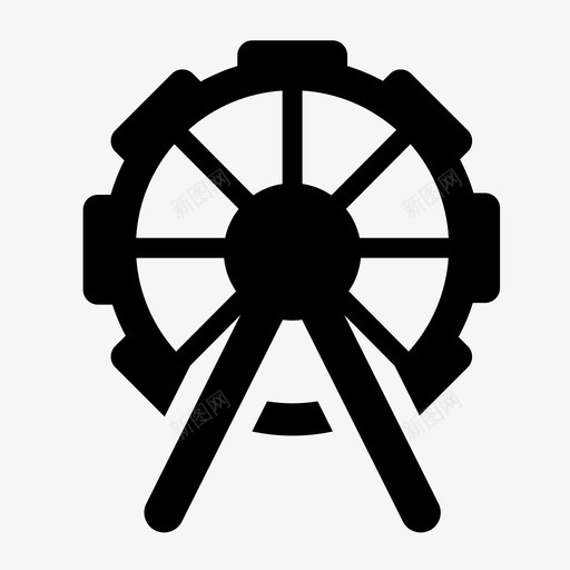 摩天轮不举行svg_新图网 https://ixintu.com 摩天轮 举行 黄金 游戏娱乐 大胆 游乐园 出售
