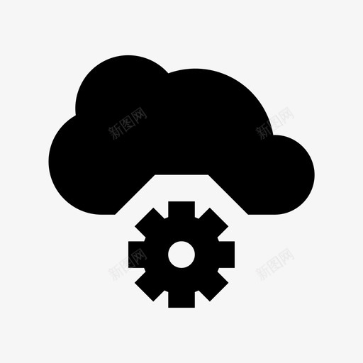 云设置网页设计和开发材料图标svg_新图网 https://ixintu.com 设置 网页设计 开发 材料 图标