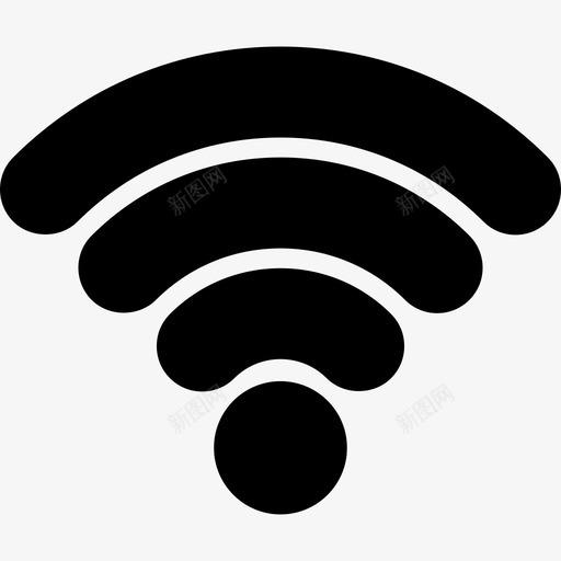 Wifi信号状态技术ios7高级填充svg_新图网 https://ixintu.com 信号 状态 技术 高级 填充