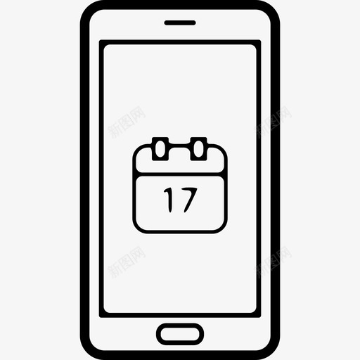第17天有日历页面的手机屏幕工具和用具手机svg_新图网 https://ixintu.com 手机 第天 日历 页面 面的 屏幕 工具 用具