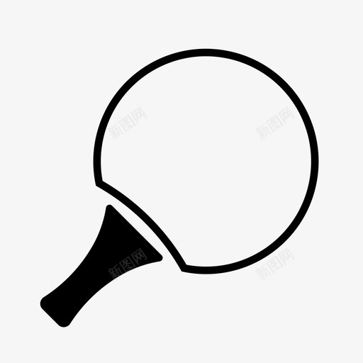 乒乓球比赛奥运会svg_新图网 https://ixintu.com 乒乓球 比赛 奥运会 球拍 运动 体育