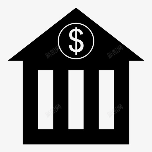 银行业务账户资金svg_新图网 https://ixintu.com 账户 银行业务 资金 业务 融资 银行