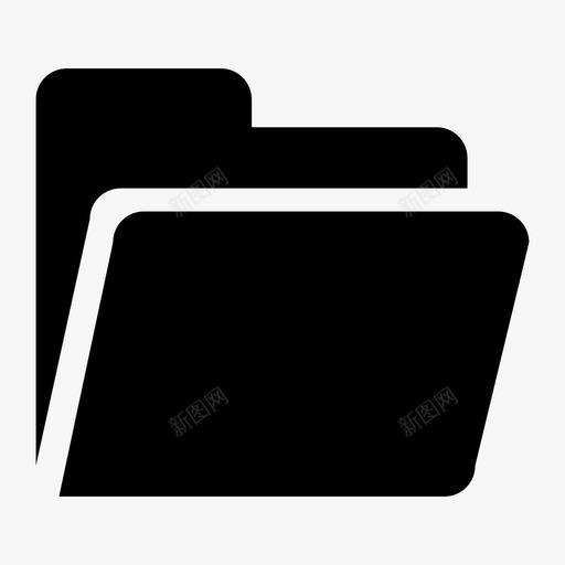 文件夹打开iconsvg_新图网 https://ixintu.com 文件夹 打开