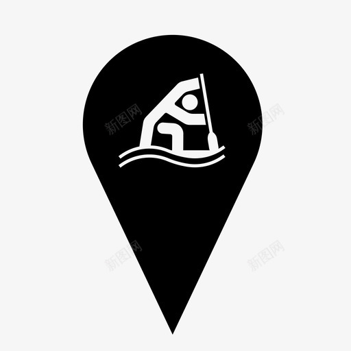 皮划艇短跑皮划艇比赛svg_新图网 https://ixintu.com 皮划艇 短跑 比赛 奥运会 运动 胜利 体育