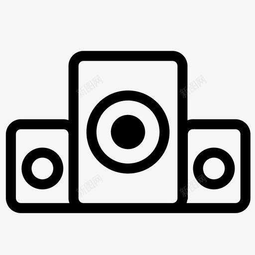 扬声器简历播放器svg_新图网 https://ixintu.com 扬声器 简历 播放器 开放式 音乐 图形 娱乐 文档 严肃