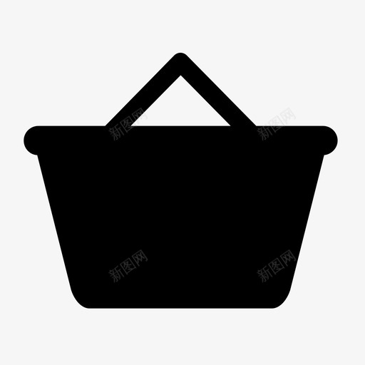 购物篮物品空的svg_新图网 https://ixintu.com 购物篮 物品 空的 电子商务 集装箱 选择 结帐 购买 商店 购物车