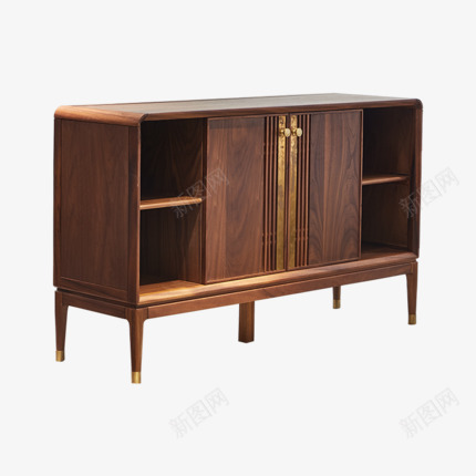 新品优梵艺术Woodfall新中式餐边柜橱柜客厅储png免抠素材_新图网 https://ixintu.com 新品 优梵 艺术 新中式 中式 餐边柜 橱柜 客厅