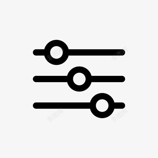 设置调整选项滑块svg_新图网 https://ixintu.com 设置 调整 滑块 选项 联机