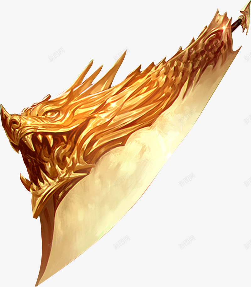 屠龙刀png免抠素材_新图网 https://ixintu.com 屠龙