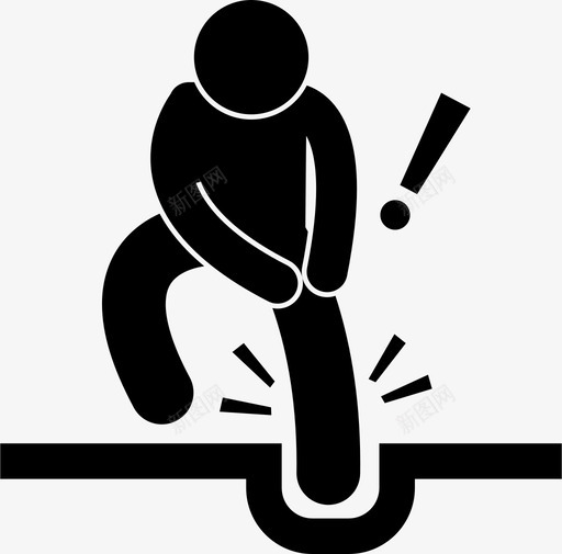 腿痛事故洞svg_新图网 https://ixintu.com 腿痛 事故 人人 工作 工作场 场所