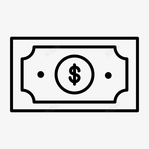 美元纸币现金货币svg_新图网 https://ixintu.com 美元 纸币 货币 现金 随机 收集