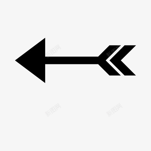 箭头螺栓光标svg_新图网 https://ixintu.com 箭头 螺栓 光标 方向 投射物 指针