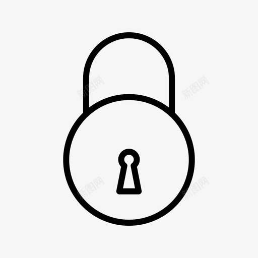 锁安全基本元件svg_新图网 https://ixintu.com 安全 基本 元件